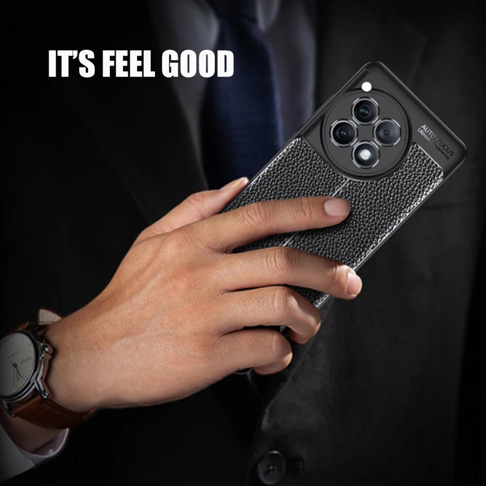 Leather PU Phone Cover For OnePlus 11/11R/12/12R, Shockproof Protection Back Cover