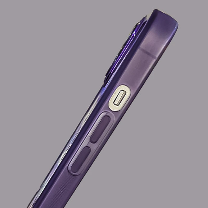 Soft Silicone Phone Cover With Chain and Charm For iPhone 15/16 Series