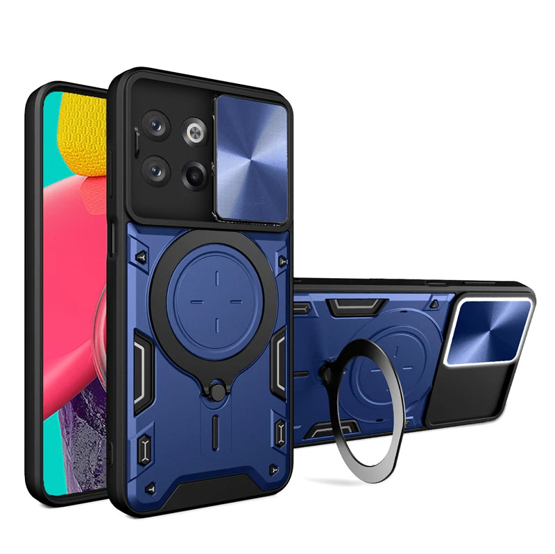 Phone Case With Holder For OnePlus 12/ Nord CE3 Lite 5G - iFYOU Blue / oneplus 12 5G iPhone phone case